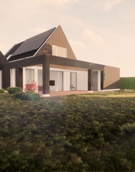 ontwerp nieuwbouwwoning in Heino door Nonon Architectuur (Ronald Grotenhuis)